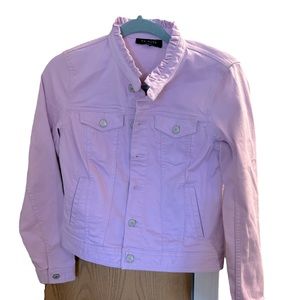 Talbots Lilac Jean Jacket